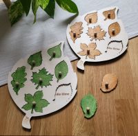 Holzpuzzle Blätter Montessori Spielzeug Franksfactoryshop Brandenburg - Fürstenwalde (Spree) Vorschau