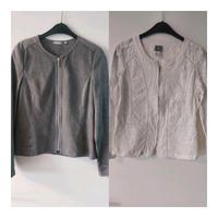 Rabe Fair Lady Blazer Jacke Gr.38/M weiß Lochstickerei grau Bayern - Geisenhausen Vorschau