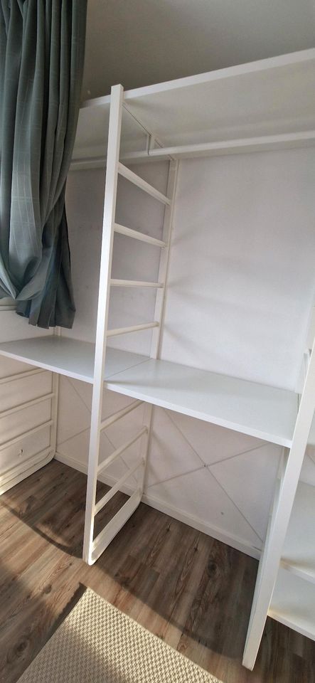 ELVARLI, Ikea Kleiderschrank, Regalsystem, weiß, in Pulheim