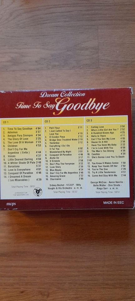 Dream Collection "Time to say goodbye" 3 CD's Vol.1 -Vol.3 in Freystadt