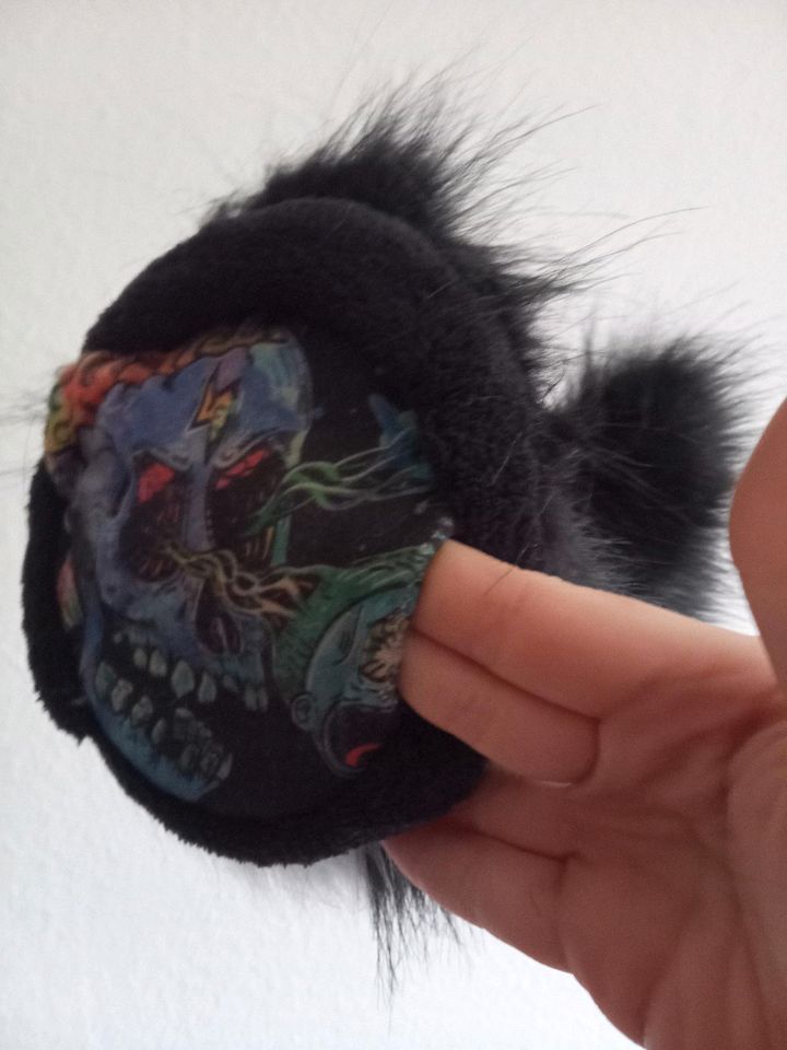 Mini Fursuit tail / furry Schwanz schwarz blau in Langenfeld