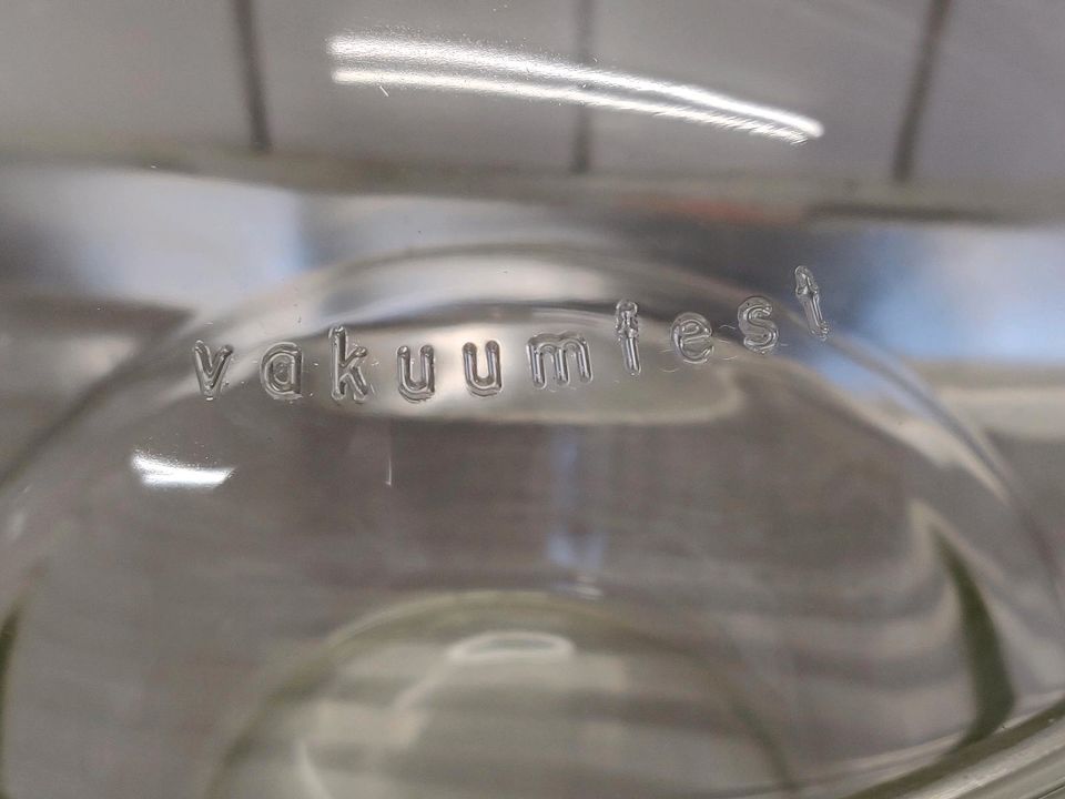 Großer Glas Exsikkator 38cm Vakuum Duran Glaswerk Wertheim in Deggingen