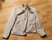 Gr. 38/40 Schicker Damen Blazer - Jacke - beige glänzend Sachsen - Wechselburg Vorschau