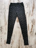 Damen Leggins schwarz mit weißen Punkten gr. 34 xs Hose Sachsen - Wildenfels Vorschau