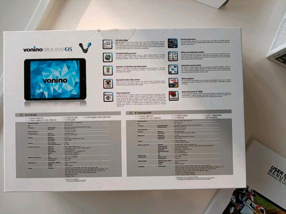 Vonino Sirius EVO QS Tablet in Barendorf