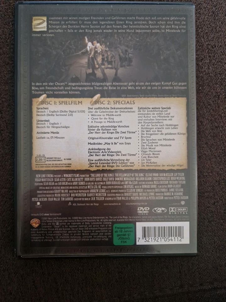 DVD Der Herr der Ringe Die Gefährten in Neuenkirchen - Merzen