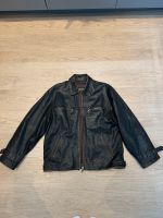 Worn Vintage Lederjacke schwarz Used Look Gr.XL Düsseldorf - Stadtmitte Vorschau