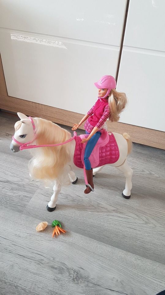 Barbie Traumpferd mit Reiterin von Mattel in Gelsenkirchen