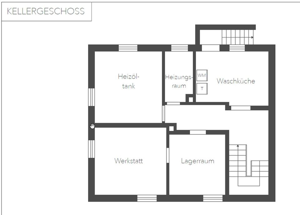 Freistehendes Haus in Toplage - Sanierungsbedürftig in Fürth