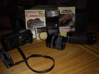 Canon T70 Spiegelreflex-Kamera, 2 Objektive, 1 Blitzgerät Baden-Württemberg - Hüfingen Vorschau