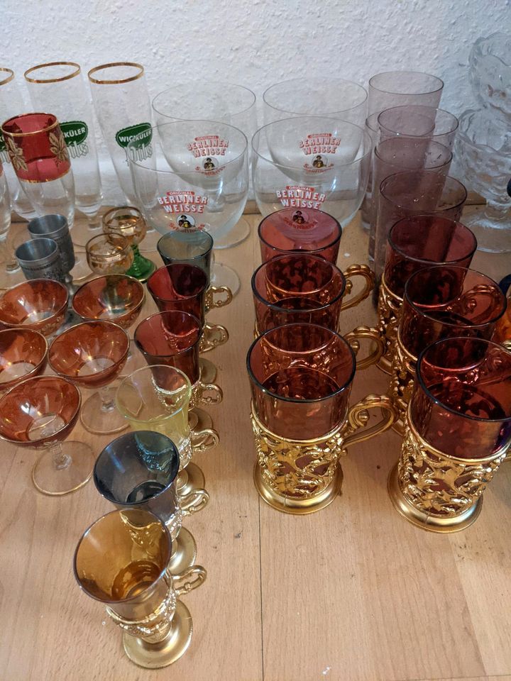 65 Gläser, Tassen, Schalen, Untersetzer in Wuppertal