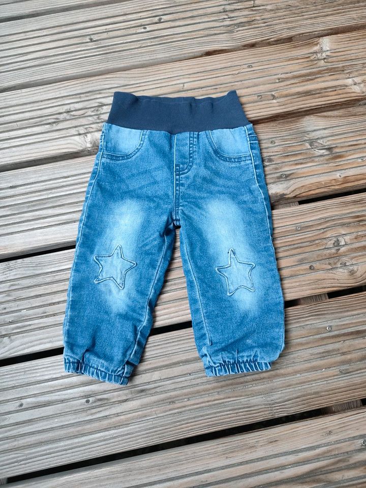 Schlupfhose Jeans gr. 80 in Leimen