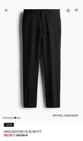 Anzughose H&M in Slim Fit , Hose Neu mit Etikett 56 Hose Nordrhein-Westfalen - Langenfeld Vorschau