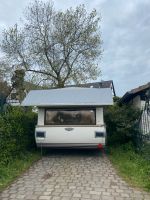 Wohnwagen Hobby 750 mit Schutzdach trocken renoviert Bauwagen Nordrhein-Westfalen - Mülheim (Ruhr) Vorschau