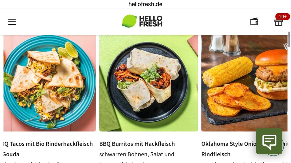 Gratis-Box von Hello Fresh zu verschenken! Kein Fake!!! in Erfurt