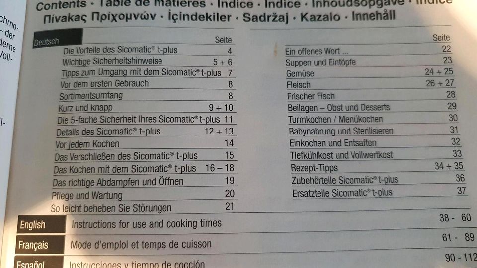 Schnellkochtopf Silit sicomatic t-plus 6,5 Liter in Darmstadt