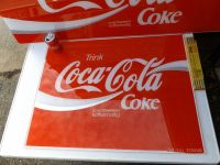 Coca Cola Leuchtreklame Tablett Gläser Werbetafel Sachsen-Anhalt - Oebisfelde-Weferlingen Vorschau