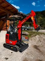 Hitachi ZX 17 U-6 Minibagger Bagger Kompaktbagger Bayern - Dietramszell Vorschau