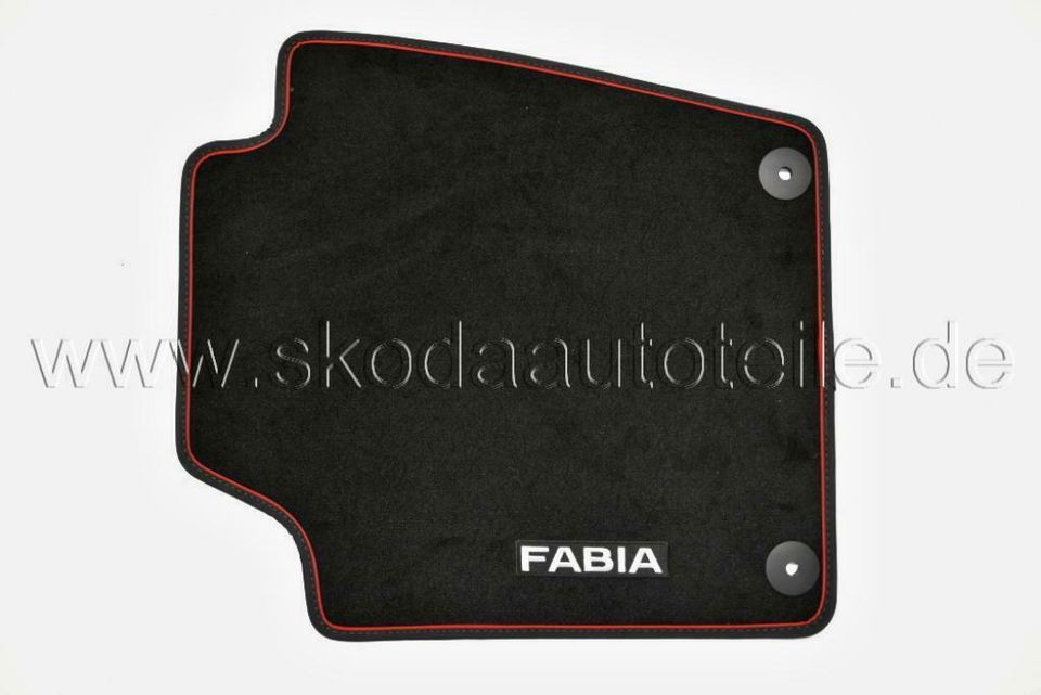 SET Fußmatten Velours Prestige RED - org. -SKODA FABIA 3 / 69€* in Würzburg