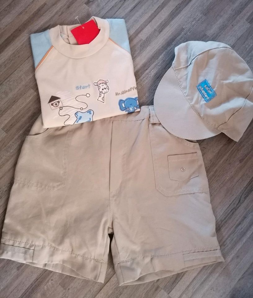 3tlg. Sommer-Set f. Jungs Gr. 86 neu BabyChic in Erkelenz