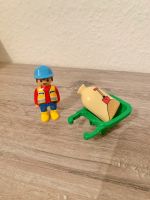 Playmobil 123 Bauarbeiter mit Schubkarre Hessen - Butzbach Vorschau