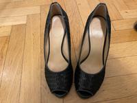 Llyod Pailletten-Peeptoes mit Absatz, Gr. 35,5, schwarz Essen - Rüttenscheid Vorschau