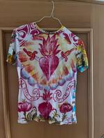 Desigual T-Shirt bunt Größe S gerippt Bayern - Holzkirchen Vorschau