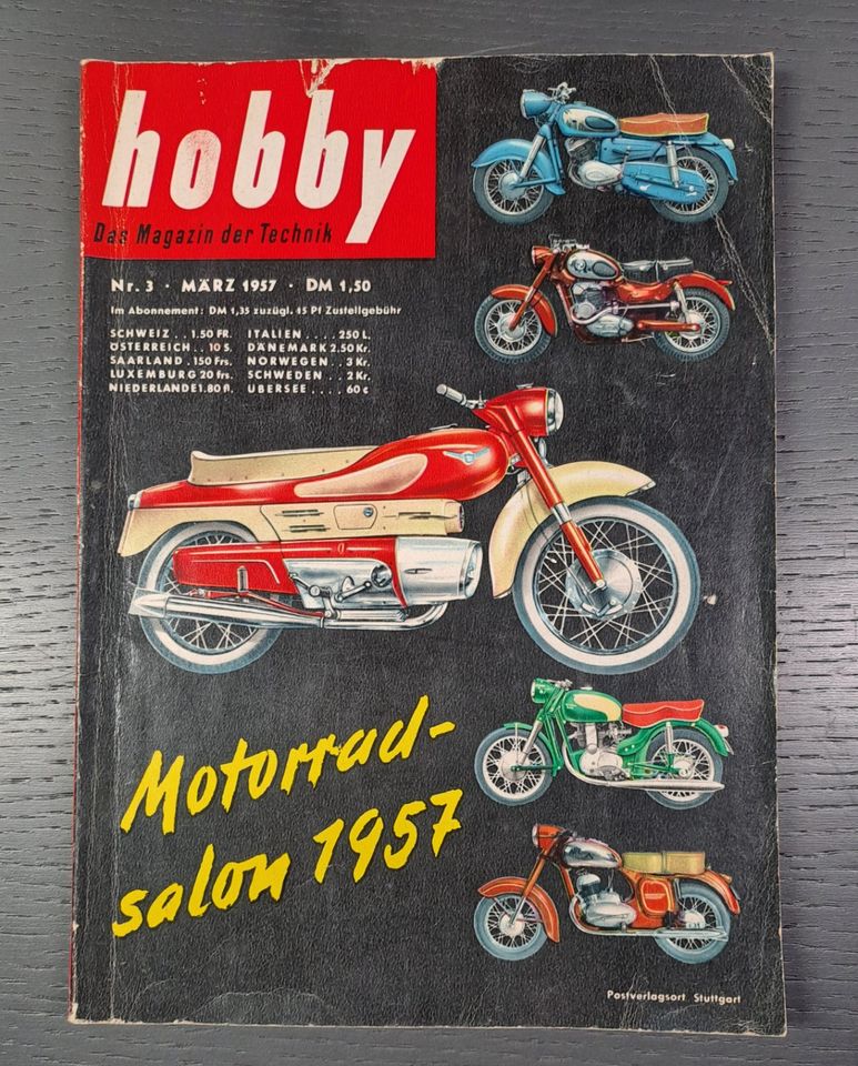 Hobby Das Magazin der Technik Ausgabe März 1957 in Alfeld (Leine)