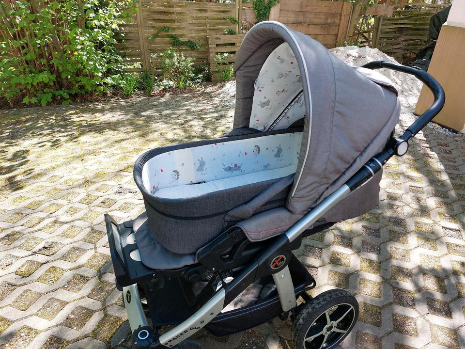 Kinderwagen Hartan Racer GTS komplett Zubehör Kombitasche Fußsack in Altenburg