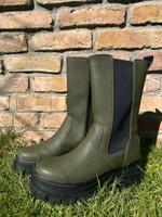 BUFFALO Stiefel Boots NEU 41 schwarz khaki Vegan Brandenburg - Werneuchen Vorschau