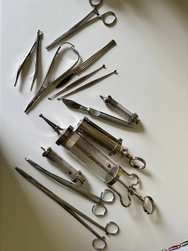 Chirurgisches Besteck Rar otoskop Sammler Antik Instrumente Arzt in Neunkirchen