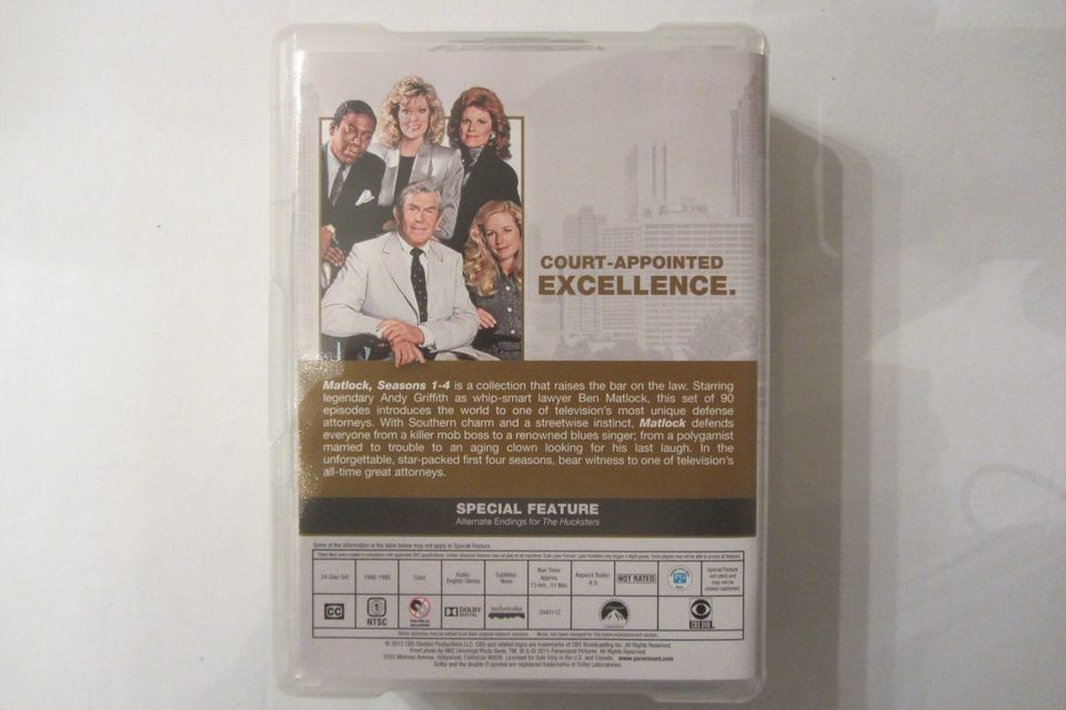 52 DVD`s - Matlock - Anwalt-TV-Serie - English Version in Buchloe
