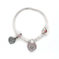 Pandora Armband Silber Herz Charms 925 Geschenk Schmuck 188474 Schleswig-Holstein - Lübeck Vorschau