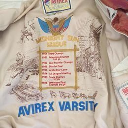 Herrenjacke Vintage  AVIREX Leder in Untergruppenbach