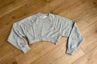 Bershka Pullover Sport Fitness Sweater S grau Bauchfrei Baden-Württemberg - Walldürn Vorschau
