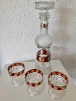 zauberhafte Likörflasche & 3 Gläsern aus Kristall - Uromas Zeit Aachen - Eilendorf Vorschau