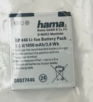 Hama DP 446 Li-lon Battery Pack 3,6 V/1050 mAh/3,8 Wh Niedersachsen - Schwarme Vorschau