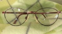 Tolle BRILLE bordeaux/rose BUNT 50 - 17 - 135 Metall Bayern - Burgau Vorschau