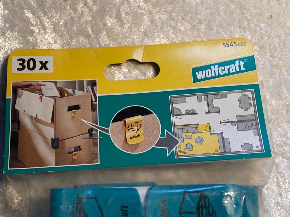 Umzugs Clips der Firma WOLFCRAFT , ungeöffnet in Andernach