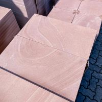 Sandstein Formatplatten mainsandstein rot 40x40x2cm Fliesen Hessen - Mainhausen Vorschau
