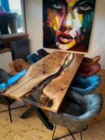 Epoxidharztisch Esstisch Wohnzimmer Tisch Büro Gastro Design Holz Nordrhein-Westfalen - Rheda-Wiedenbrück Vorschau