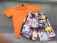 Cooles Jungen Sommer Set Gr.140/146 Poloshirt + Shorts H&M Nordrhein-Westfalen - Hiddenhausen Vorschau