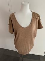 Shirt Gr, 38 beige mit Nieten Bayern - Kumhausen Vorschau