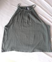 Süßes Damentop von H&M, khaki, Größe 34, 100 % Viskose Baden-Württemberg - Frankenhardt Vorschau