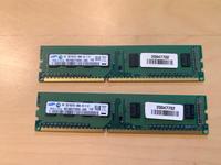 2 x 2 GB RAM DDR3 Samsung M378B5773DH0-CH9 PC3-10600U 1Rx8 Schleswig-Holstein - Leezen Vorschau