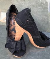 Peeptoe High Heel Vintage Optik Größe 38 Bayern - Germering Vorschau