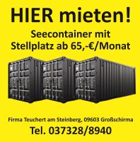 Unterstellplatz/Lagerfläche/Garage/Seecontainer mit Stellplatz Sachsen - Großschirma Vorschau