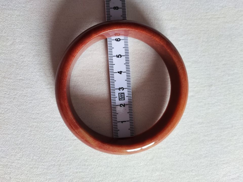 Jade Natürliche Armreif 60,9 mm Naturstein rot Bracelet in Baden-Baden