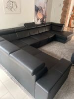 Sofa Couch Sitzecke schwarz Kunstleder groß Nordrhein-Westfalen - Hagen Vorschau