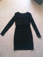 Kleid schwarz durchsichtig Größe 34 XS Stretch Langarm Friedrichshain-Kreuzberg - Kreuzberg Vorschau